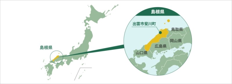 Map of Japan Hikawa-cho, Izumo-shi